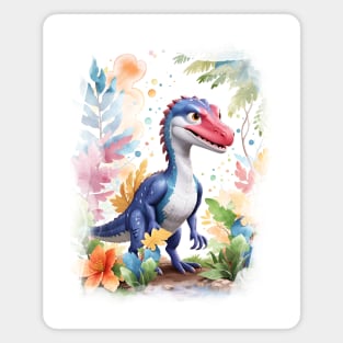 Cool Dinosaur Raptor Cute Velociraptor Dinosaur Magnet